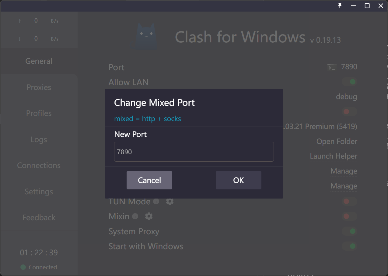 Clash for Windows 的代理配置